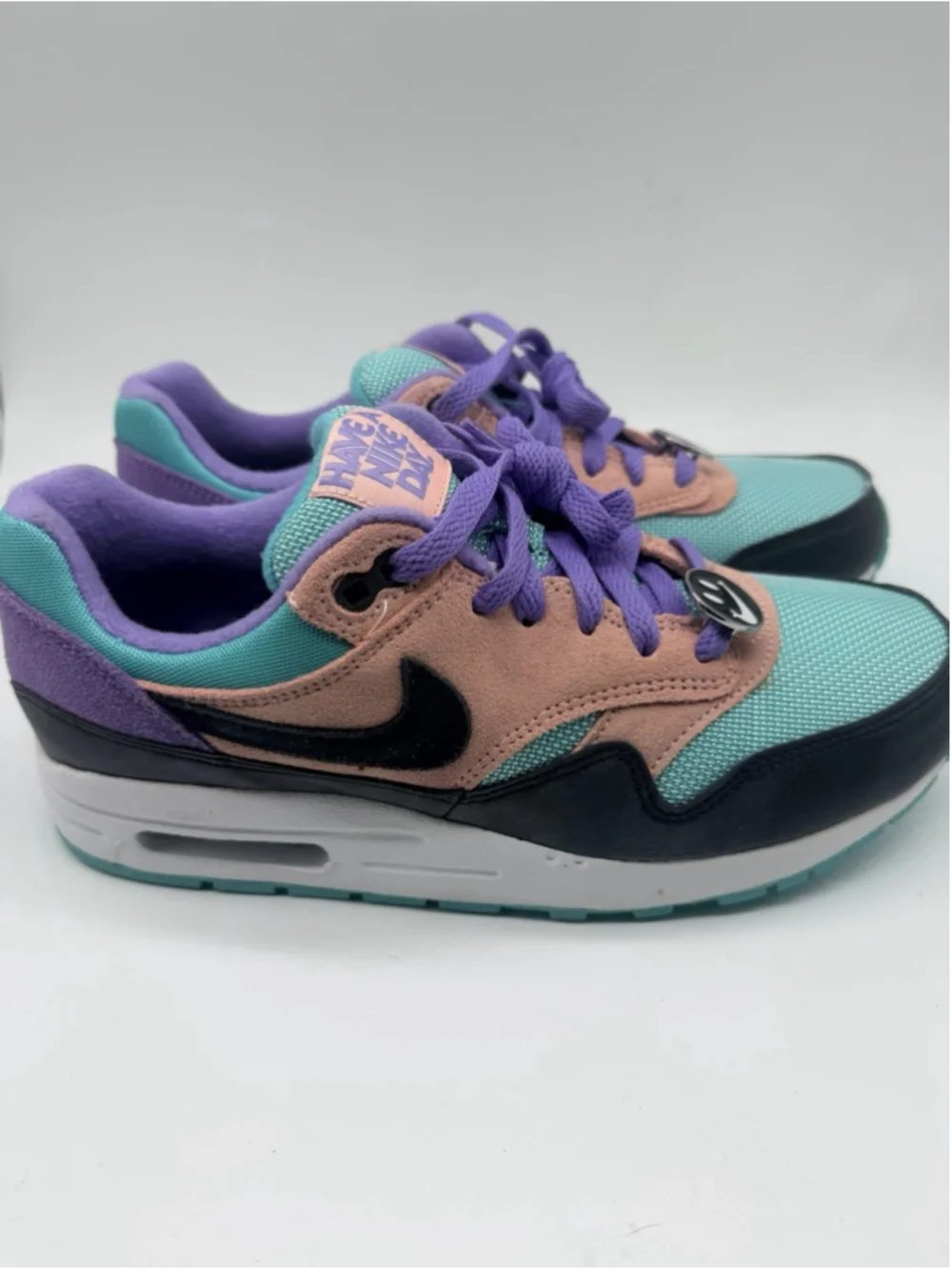 Nike Air Max 1 GS Have A Nike Day Youth Sz 7Y AT8131-001 Multicolor Sneakers